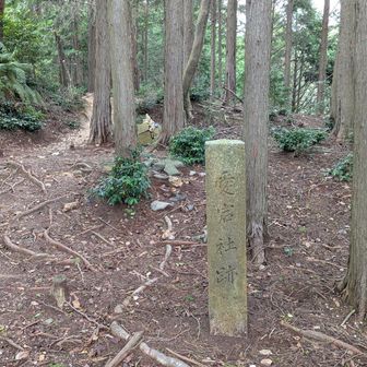 多度山山中の愛宕社跡⛩️