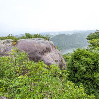 大きな岩だけど
