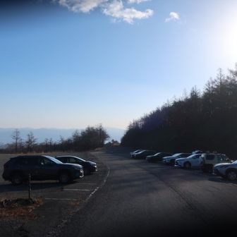 朝8時30分、車は10数台