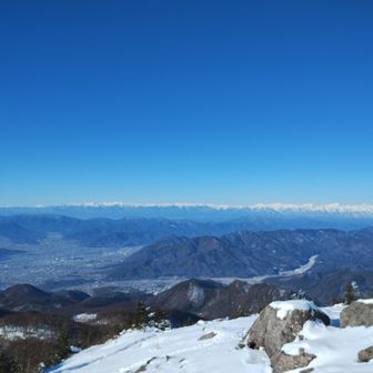 北アルプスがキレイ