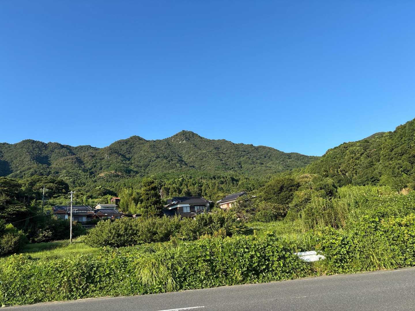 琴石山　下山後振り返り🤗