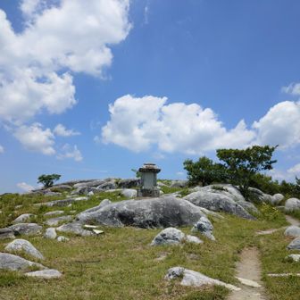 平尾台らしいね☺️　ここが風神山▲419m