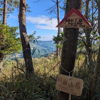 こちらが三番坊主で最高峰。ちょっと分かりにくい場所でした。