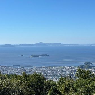奥は渥美半島。素敵な眺め。