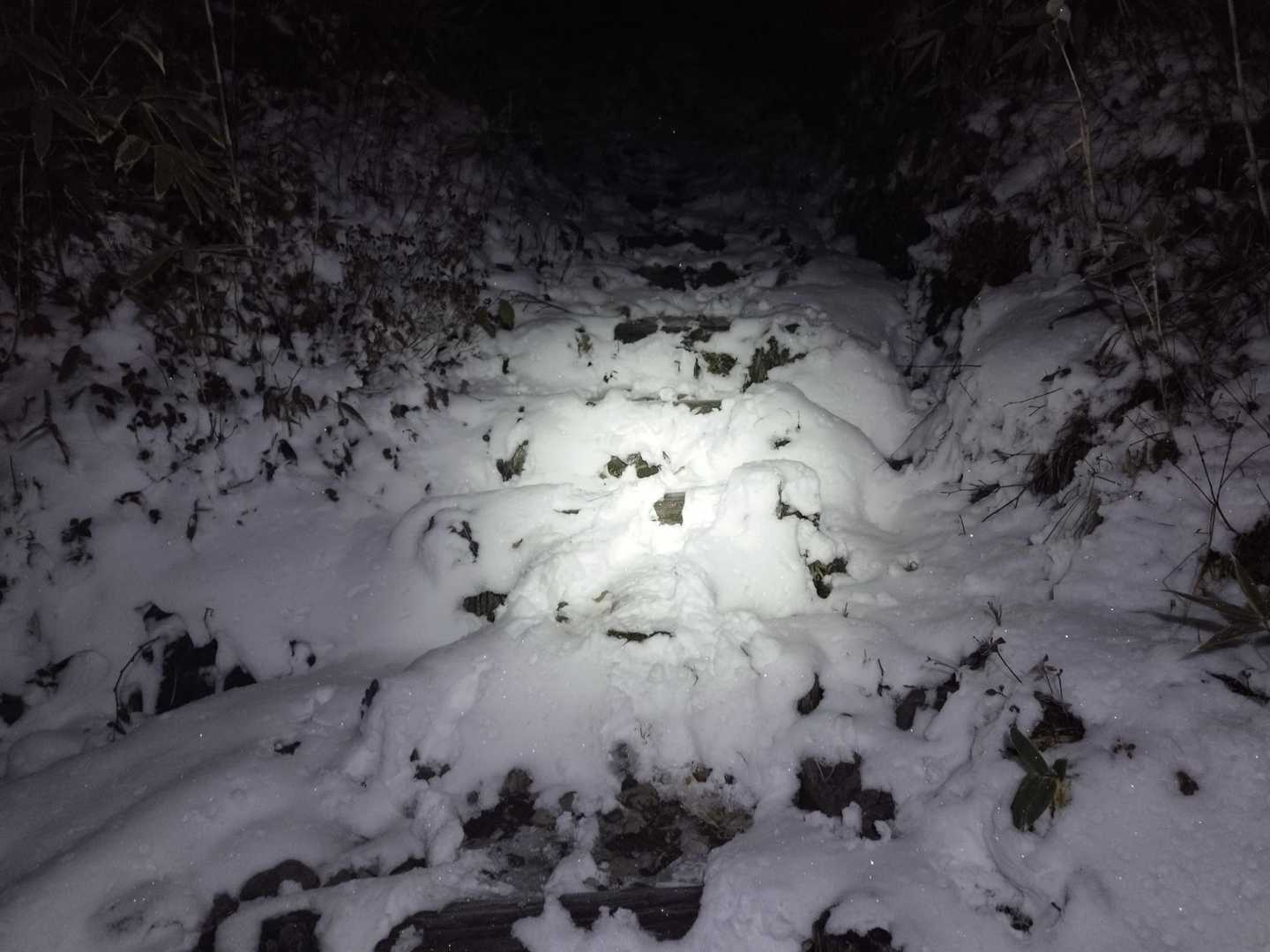 積雪が増してきました。