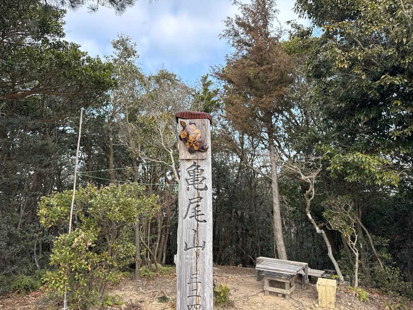 亀尾山　亀が違う
