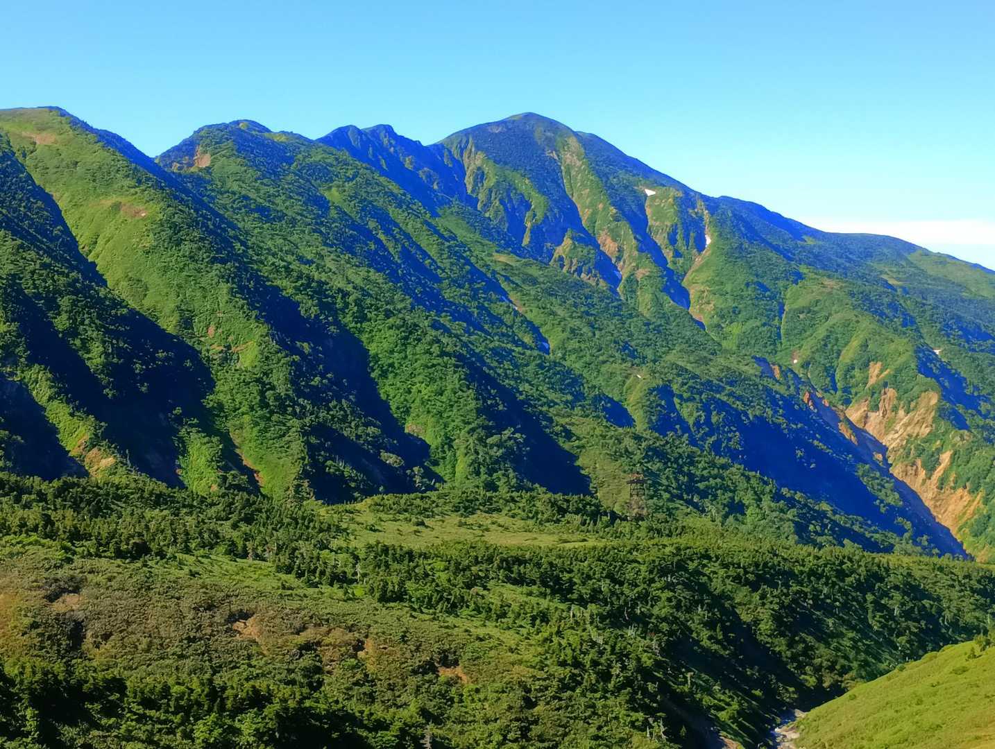 今日一別山
