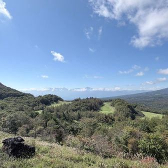 しし岩の上から南アルプスみえた✨