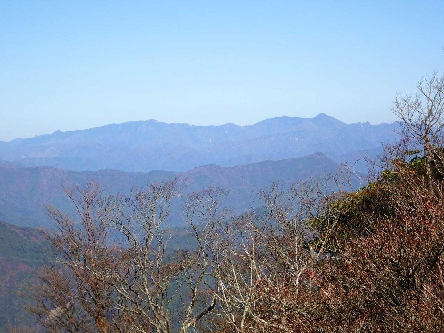 八経ヶ岳方面