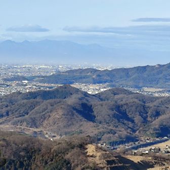 足利　桐生方面
今日は富士山は霞んで見えませんでした…