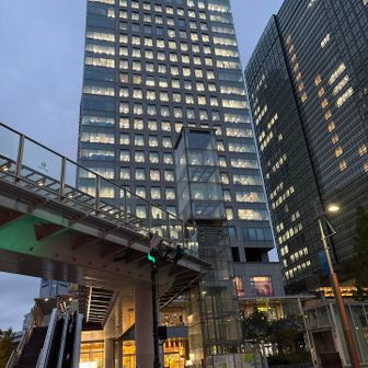 JR浜松町駅でゴール。暗くなるのが早くなってきたことを実感。