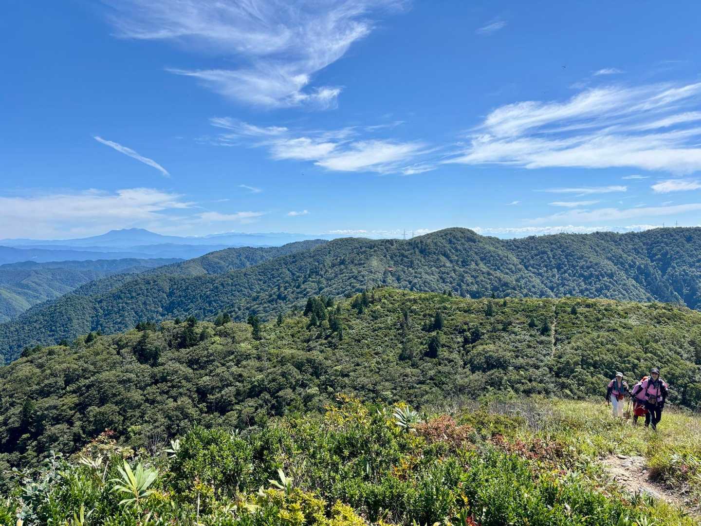 御嶽山と登る君たちを撮ってみたかったんよ。