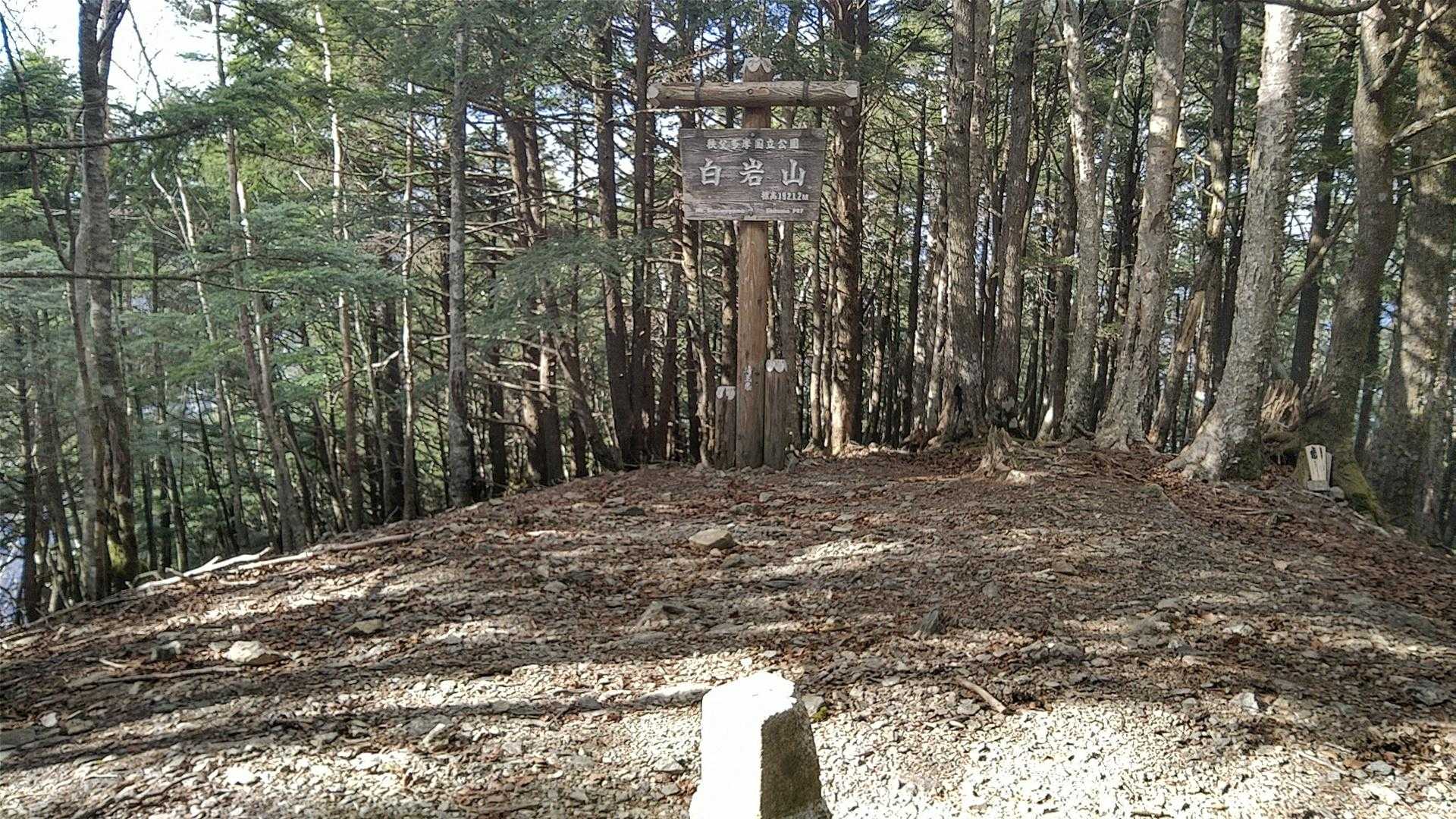白岩山山頂