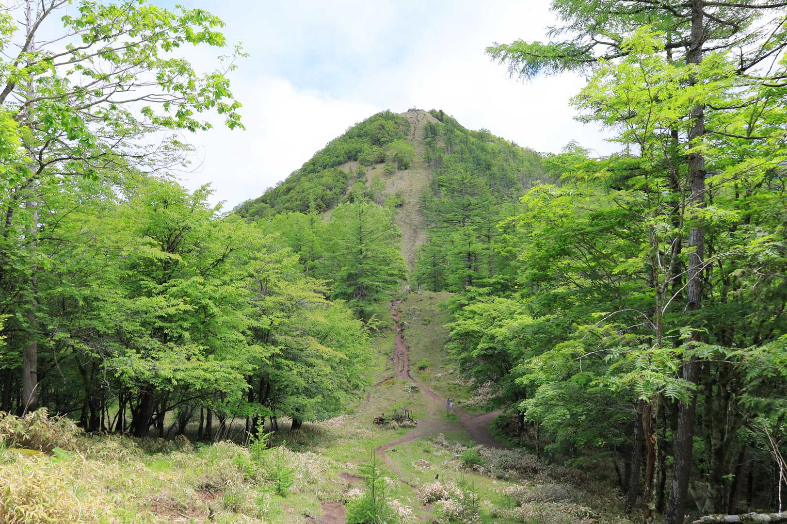では多摩川方面（笠取山）へ行きます。
ここが中々いい雰囲気の所ですね。