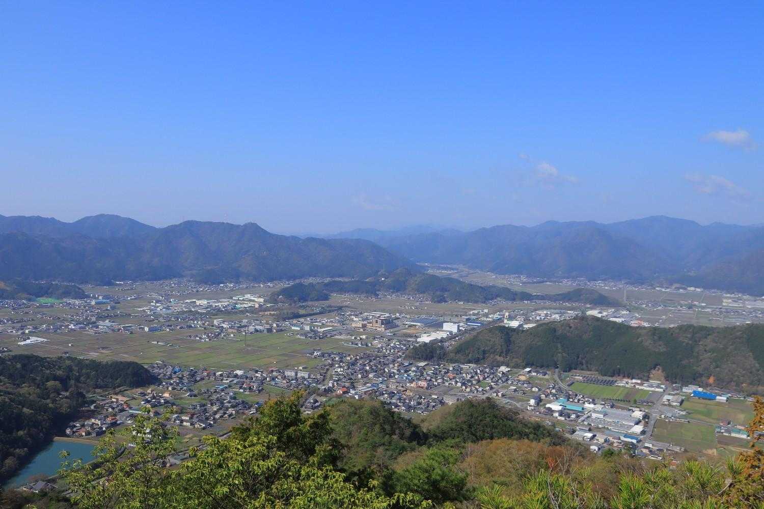 岩座展望所より
