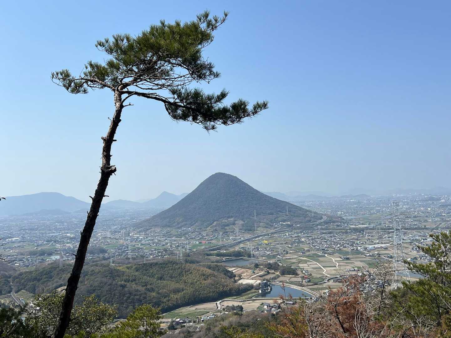 飯野山が綺麗🩷