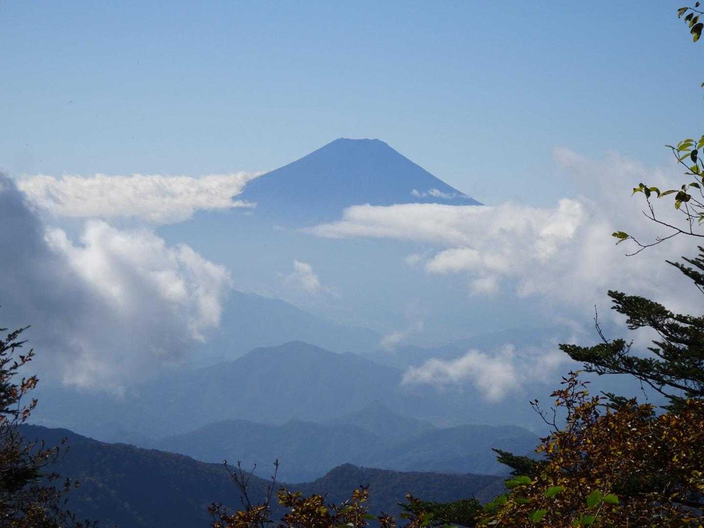 西峰からの富士山