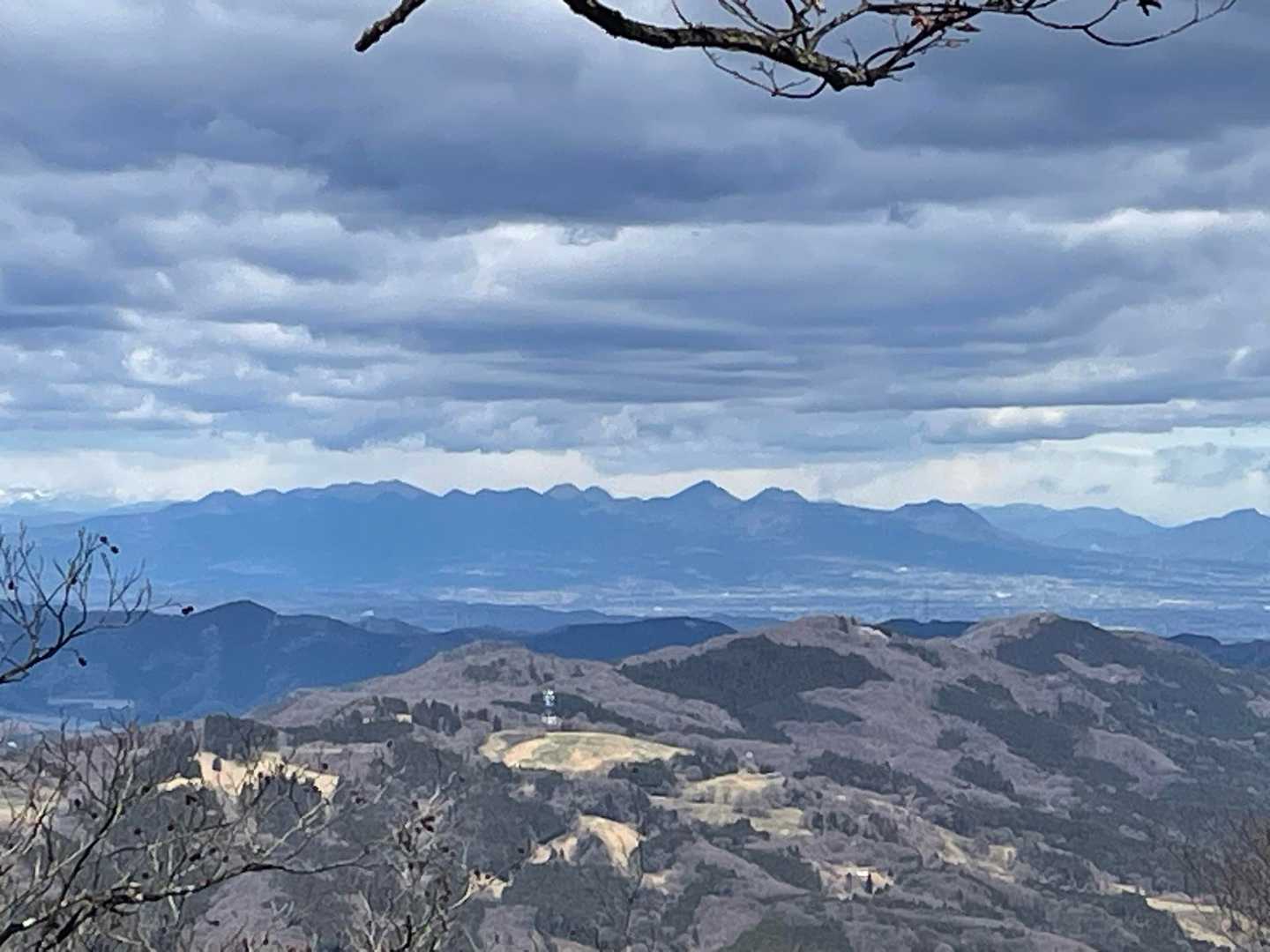 栗山登山口-笠山-笠山峠-七重峠-堂平山 往復コースの写真