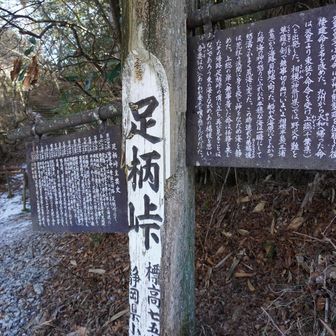 歴史深い足柄峠
今は車道が通りクルマで越えられる
