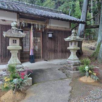 スタートの十八神社
お正月飾りが綺麗です。