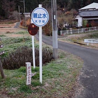 少し歩いて、お初の登山口🖐️
