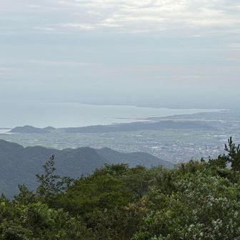 山頂からの眺望
田川方面
