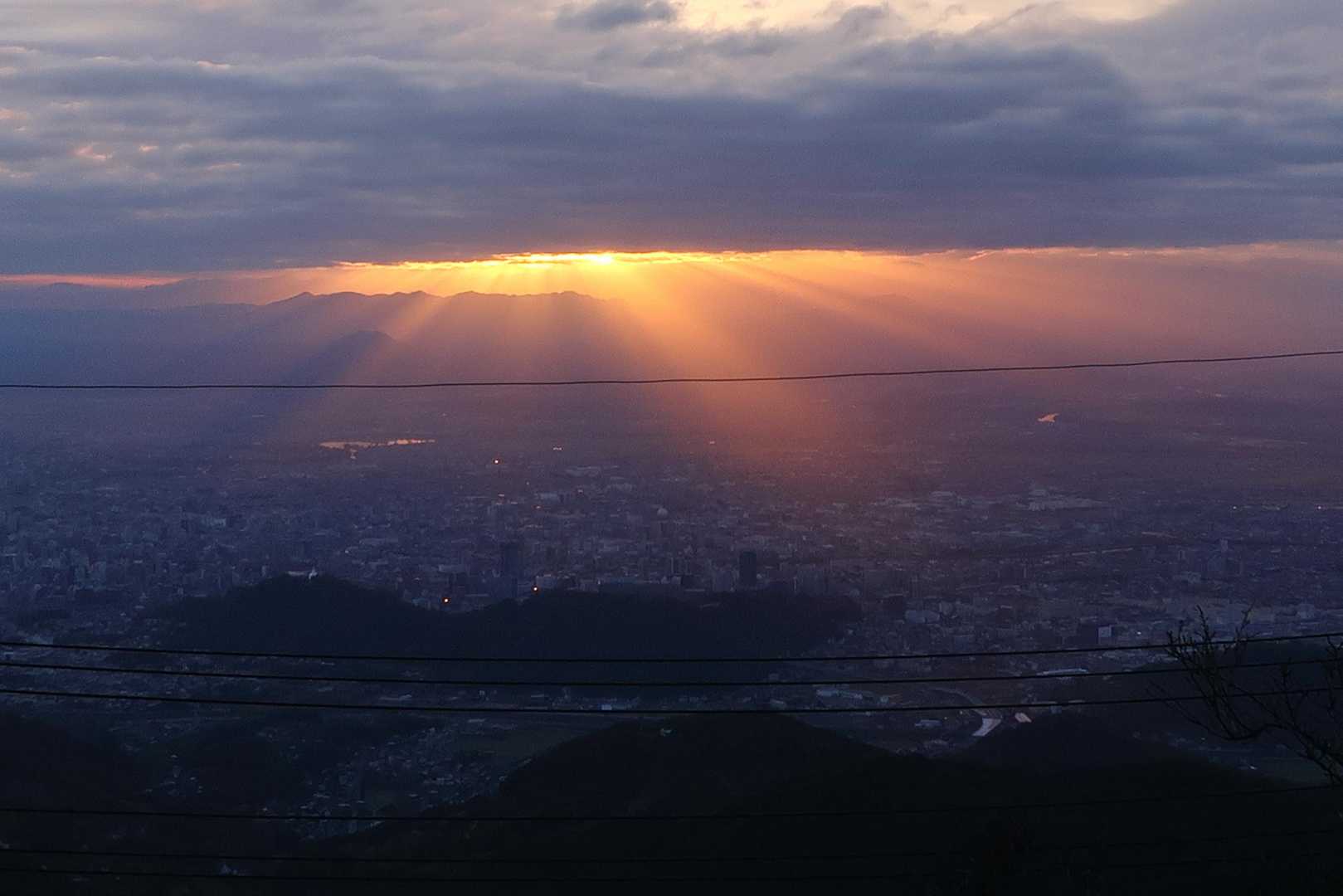 帰った後、一瞬輝く