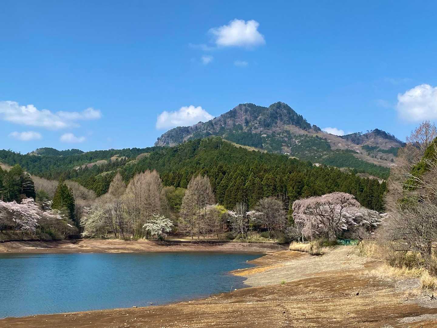これから登る古賀志山
無骨なイメージがありましたが、すごくきれいな山ですね🌸