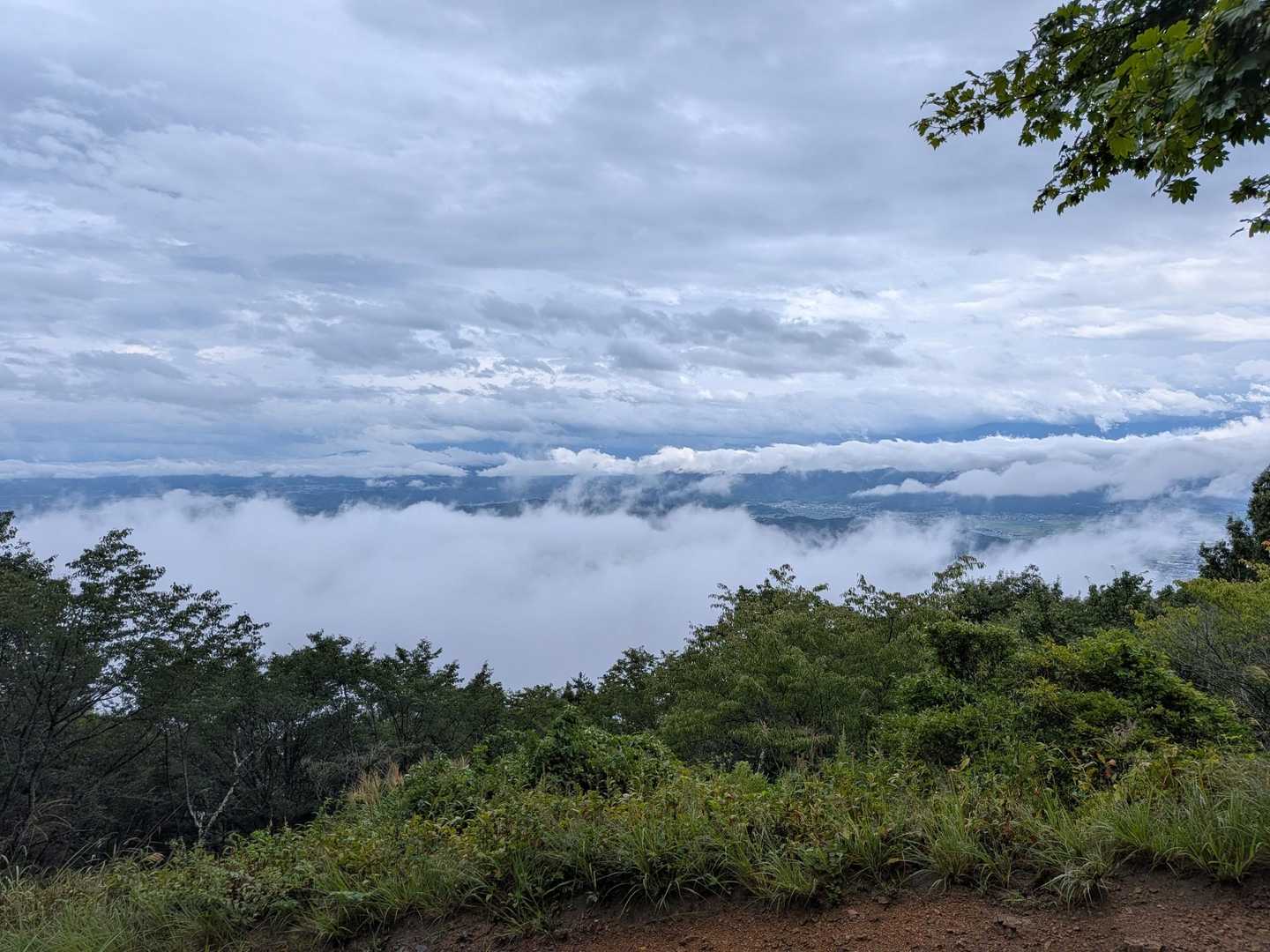 こんな天気でも多くの人が登ってくる
さすが太郎山