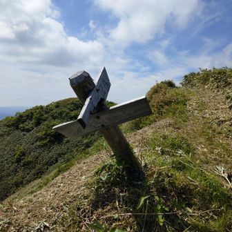 赤兎山への分岐で折り返し。DEEP ECHIZEN TRAILの整備のおかげで快適な道です。ただ赤兎山側の破線ルートは整備されてないのでササ藪で不明瞭
