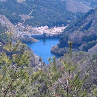 からの松田川ダム