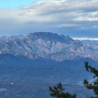 両神山もクッキリ✨