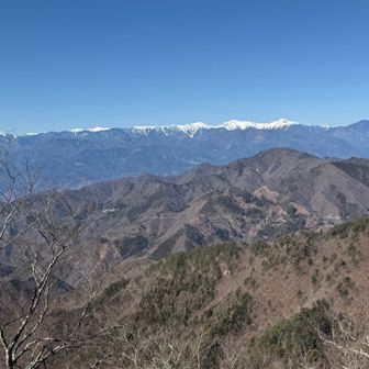 南アルプス展望地。
もう少し南のほうも見えたら最高でした。