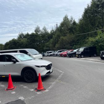 第一駐車場は朝3時半でも当然？止められませんでした。