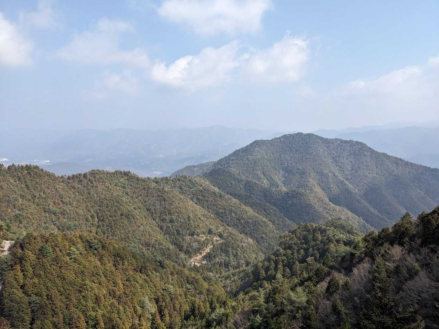 これから向う八ツ尾山