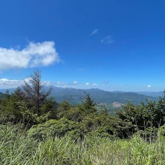 暑いが、景色抜群。