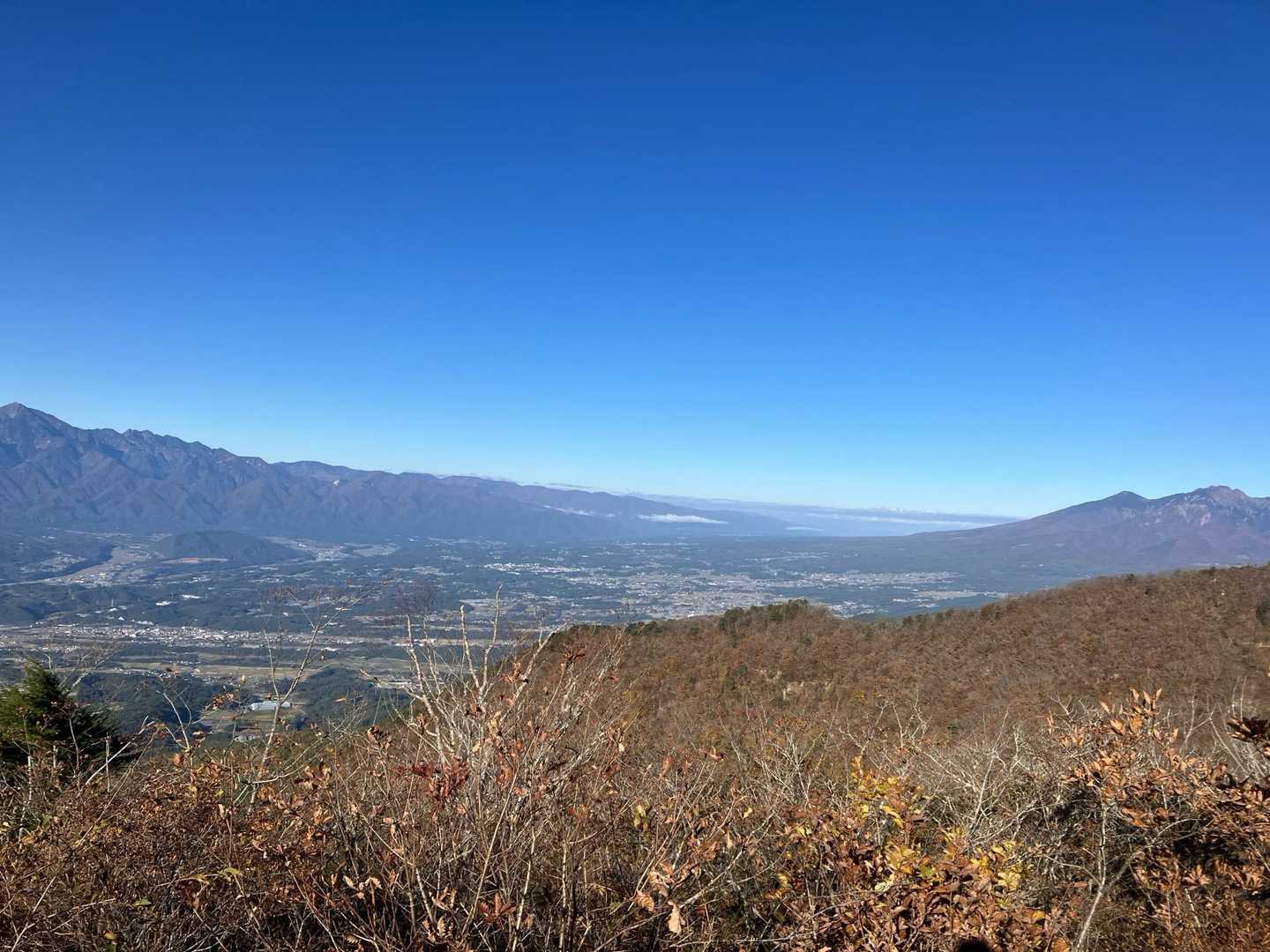 深田公園入口-茅ヶ岳-金ヶ岳 周回コースの写真