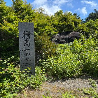 土小屋テラス前にバイク置いてっと