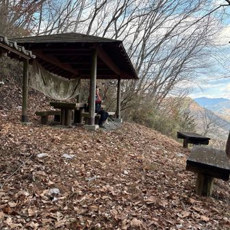 展望最高の所に東屋❤︎
勿論休憩しました☕️