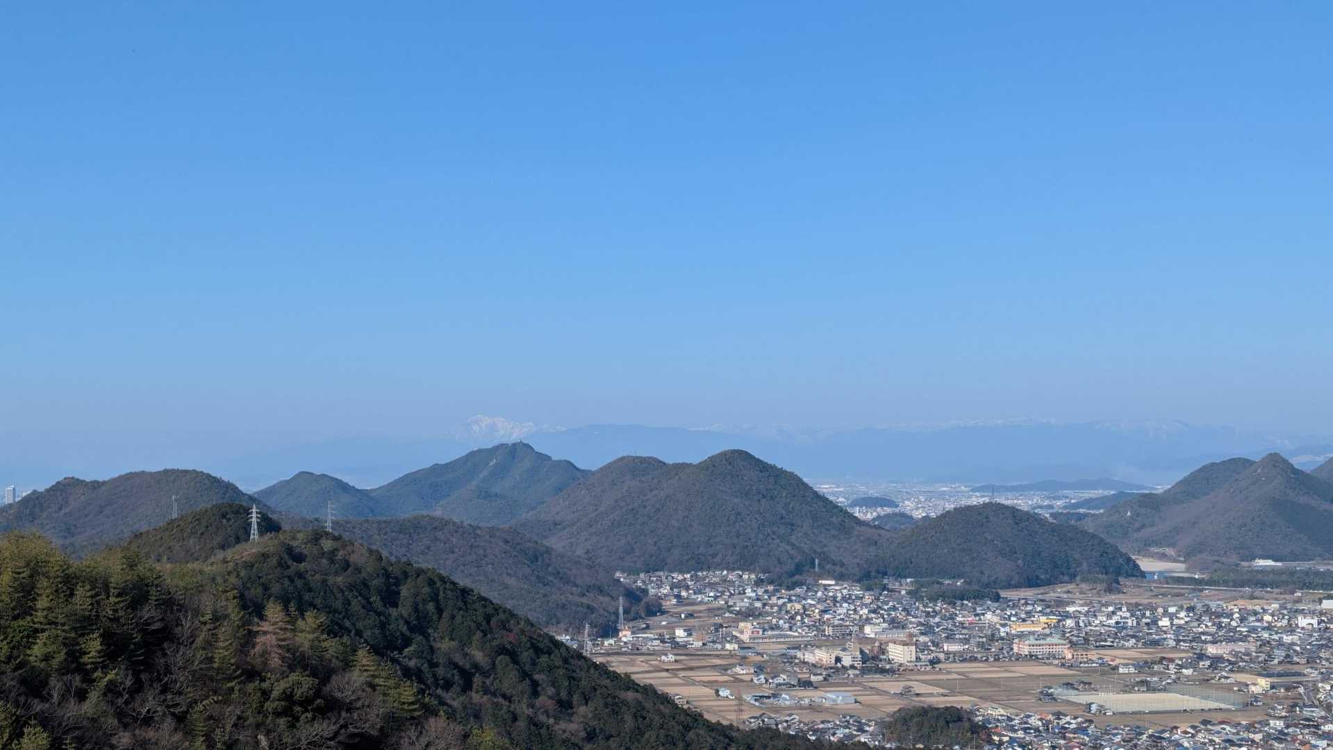 伊吹の滝登山口-各務原権現山-老洞峠-芥見権現山 往復コースの写真