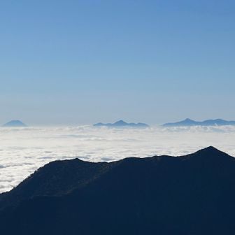 富士山　甲斐駒ヶ岳　北岳　間ノ岳