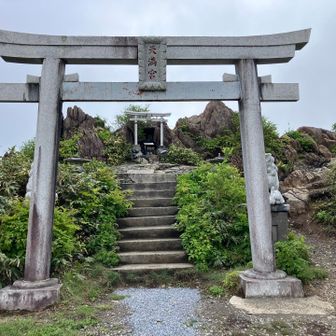 天神山 山頂にある天満宮