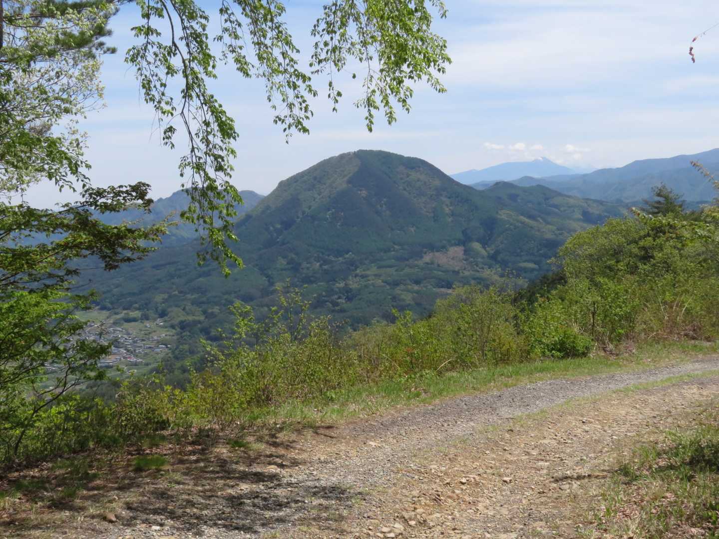 先ほど登った夫神岳