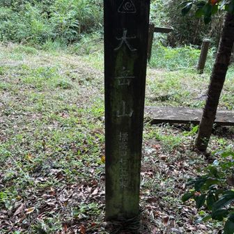 立派な標識　逆光で何かわからない😱