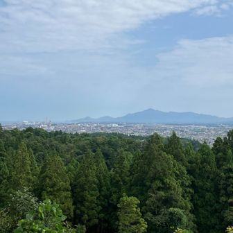 米山昨日よりきれいに見えてる