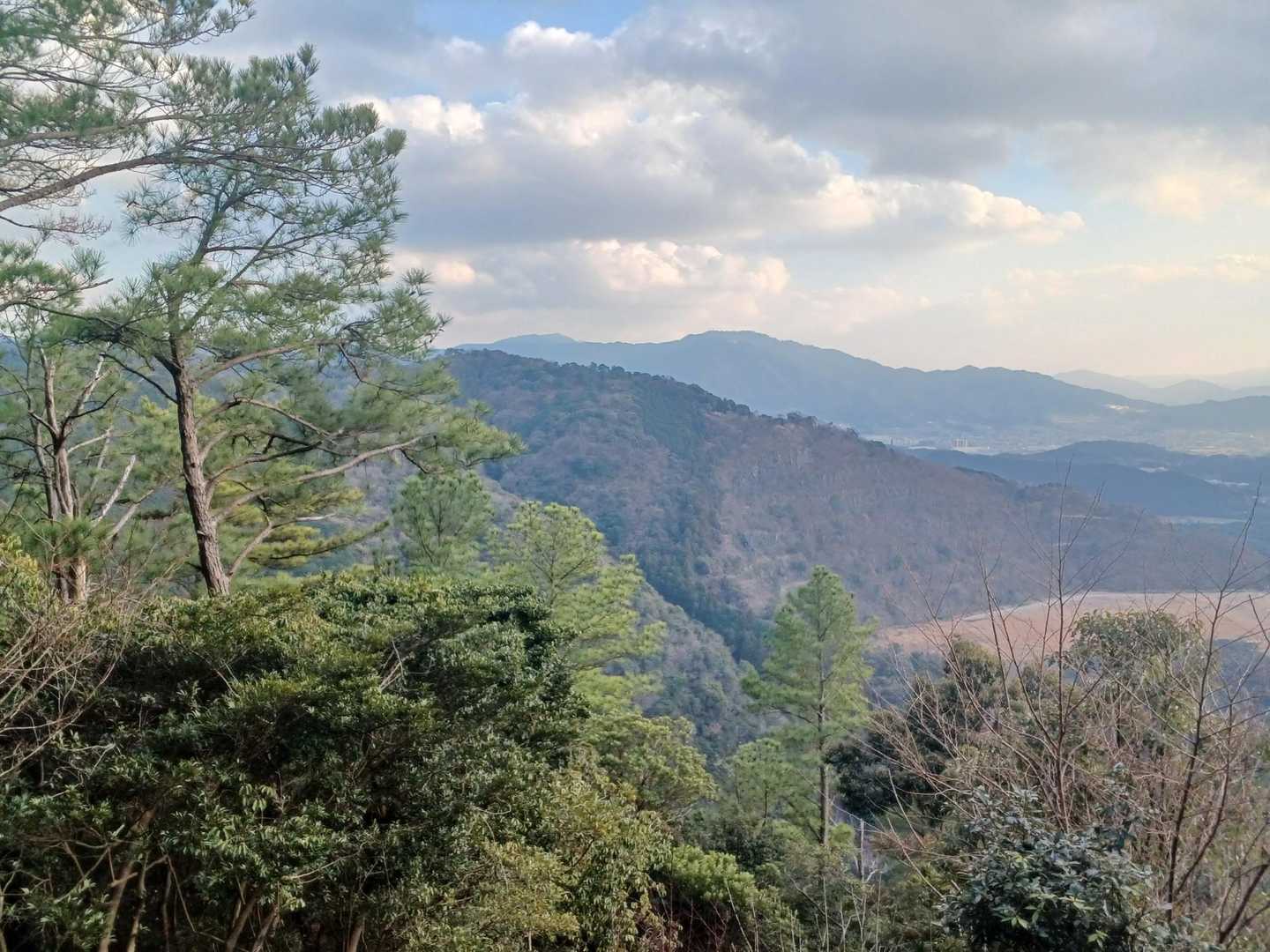 白山（首羅山）頂上からの眺め