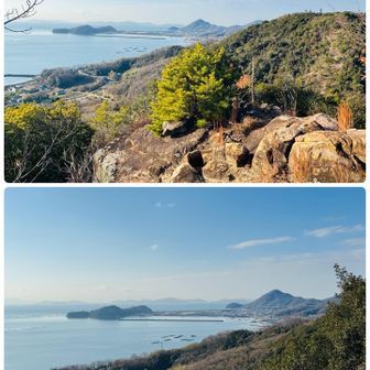 たんご山に着いたかな🙌
寄島・青佐山方面✨
