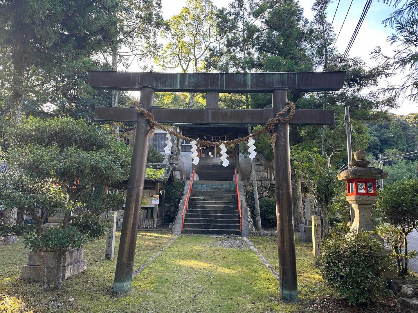 小川八幡神社で安全登山祈願🙏