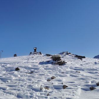 根子岳山頂。誰もいない