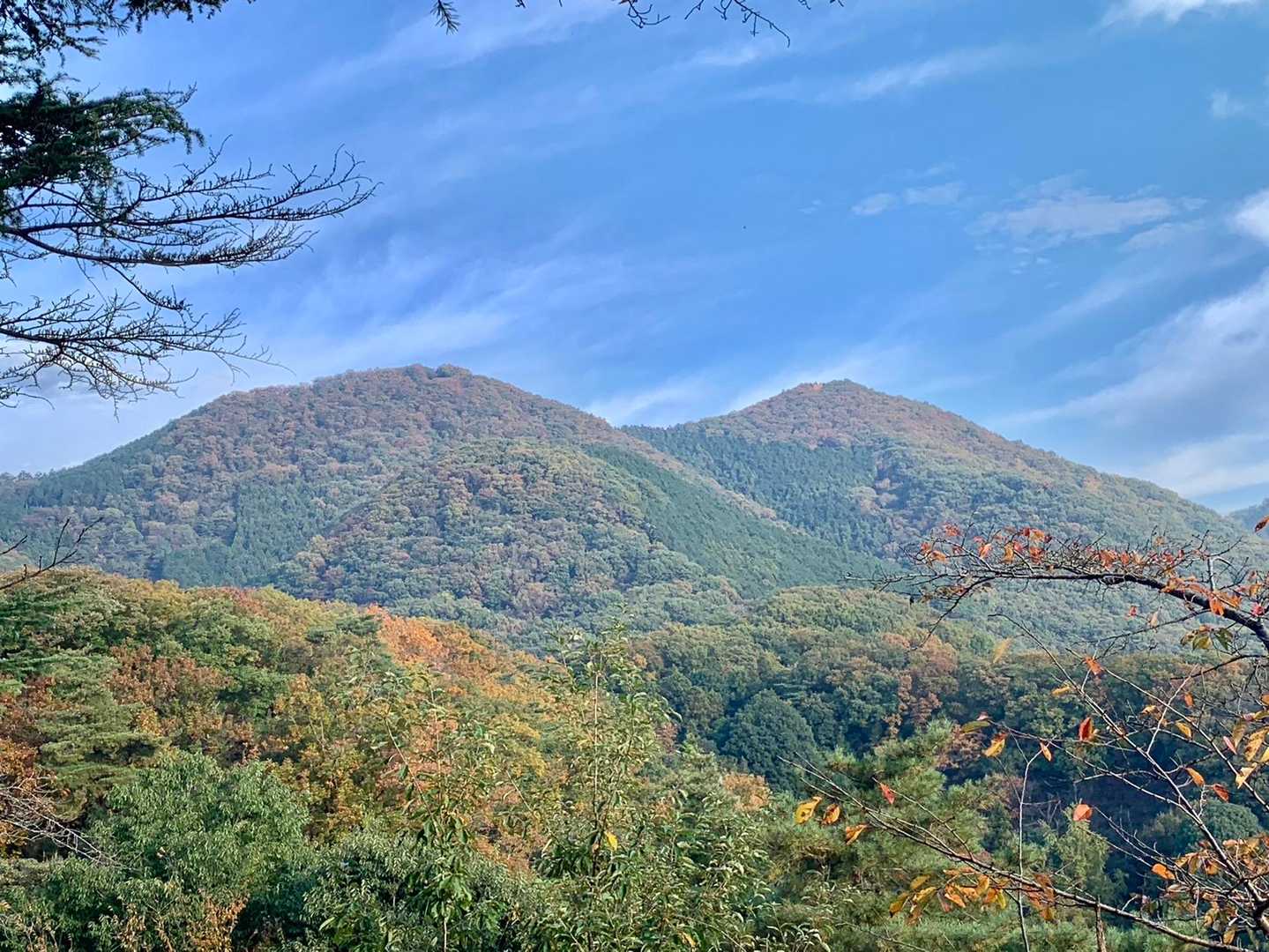 左か吾妻山、右が女吾妻山です😊